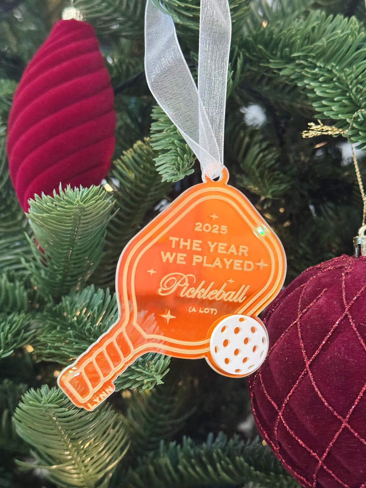 Pickleball ornament orange Pickleball ornament - Image 5