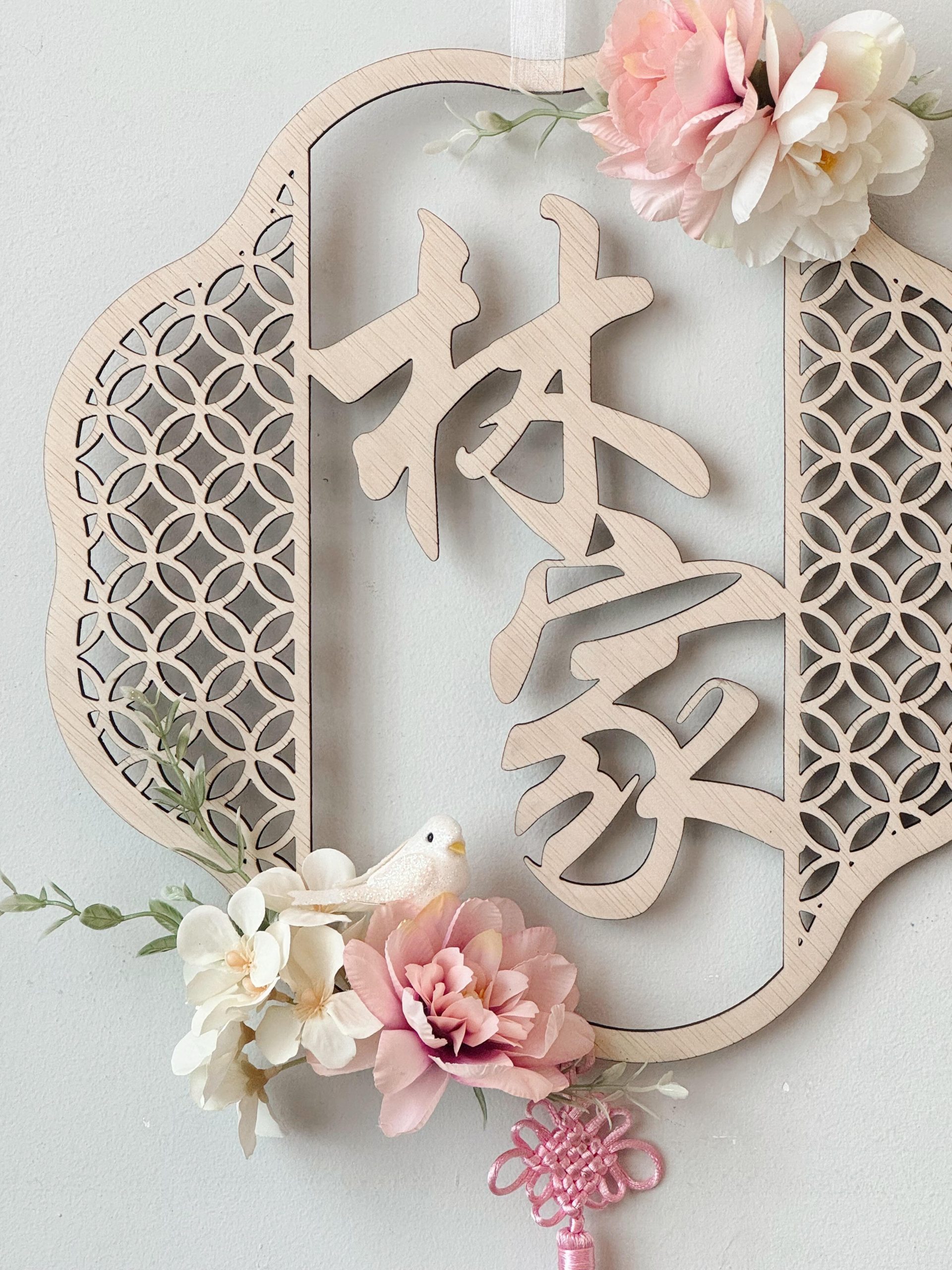 Pastel Prosper (3) Fortune Floral Wreath - Image 5