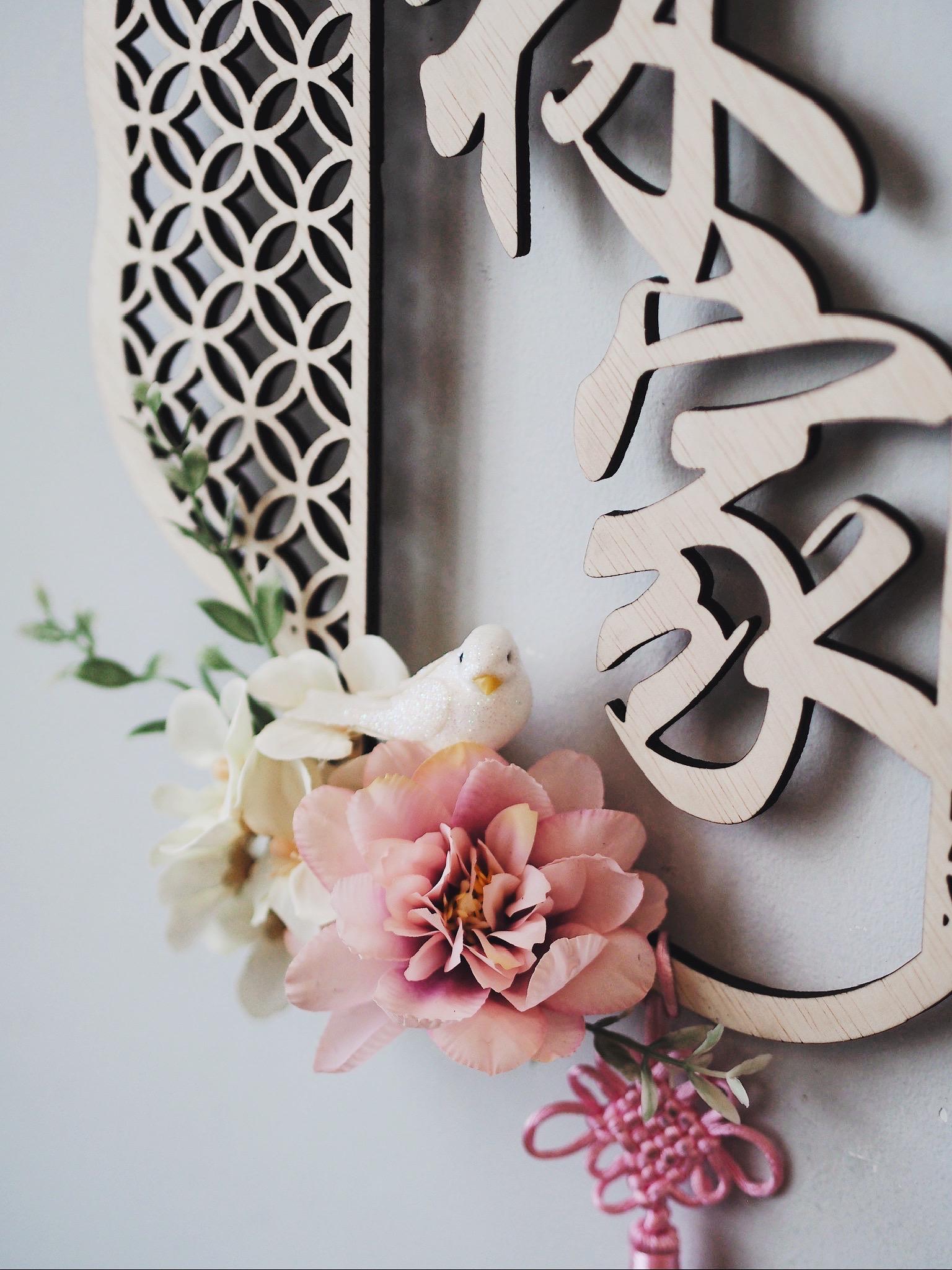 Pastel Prosper (6) Fortune Floral Wreath - Image 4